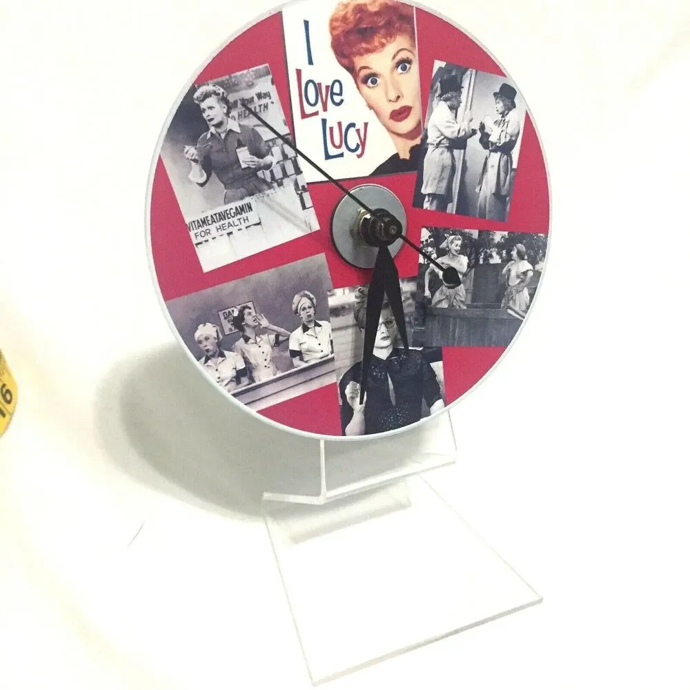 I Love Lucy Table Clock CD DVD Stand Rare HMD Collectible Lucille Ball 1950s TV